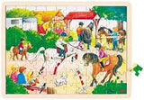Goki Horse Show 48 piece Wood Puzzle