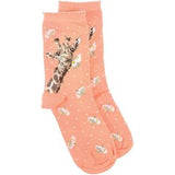 "Flowers" Giraffe Socks