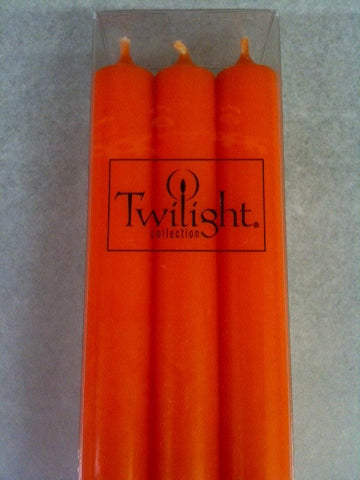Twilight Dinner Candles - Orange