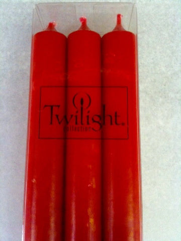 Twilight Dinner Candles - Red