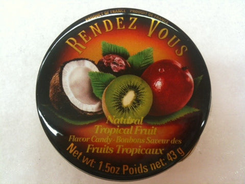French Natural Tropical Fruit Candies
