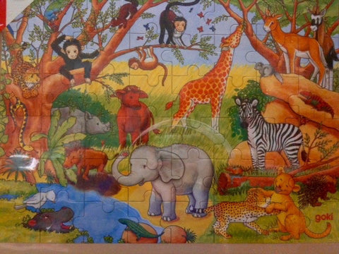Goki Africa 48 Piece Wood Puzzle