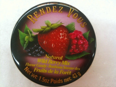 French Natural Wild Berry Candies