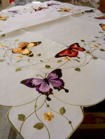 Butterfly Tablecloth 36" x 36"