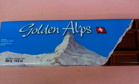 Golden Alps Large Dark Chocolate bar