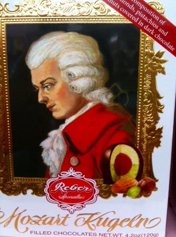 Mozart Kugeln - Dark Chocolate, Marzipan, Nougat and Pistachio