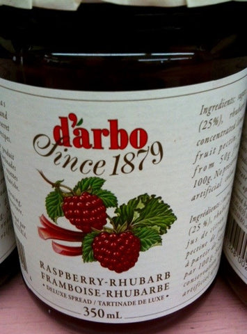 Darbo Raspberry Rhubarb Jam