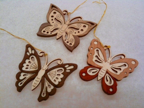 Wooden Butterfly Hang-ons