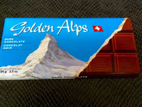 Golden Alps Dark Chocolate bar