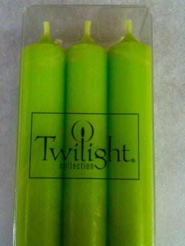 Twilight Dinner Candles - Lime