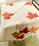 Maple Leaf Autumn Table Topper