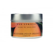 Wax Lyrical Candle Tin - Mediterranean Orange
